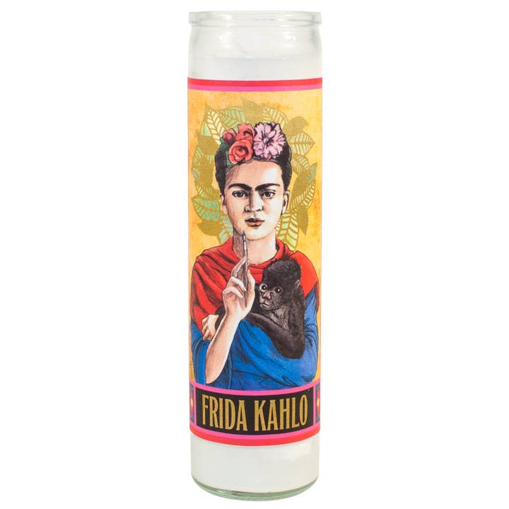 Unemployed Philosophers Guild – Engroshandel Glaslys – Kahlo Sekulært Saint Candle1