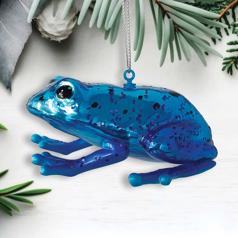 OrnamentallyYou – wholesale Ornament – Poison Dart Frog Glass Christmas Ornament0