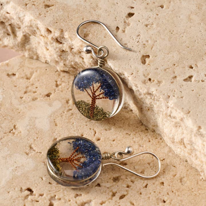 Amani Tree of Life Earrings for wholesale by Ten Thousand Villages