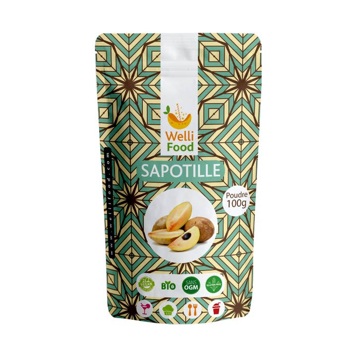 Sapotille powder 100g for wholesale by WELLI FOOD