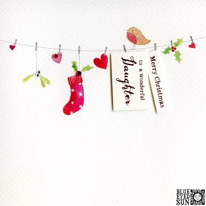 Daughter Christmas - Charming for wholesale by Blue Eyed Sun