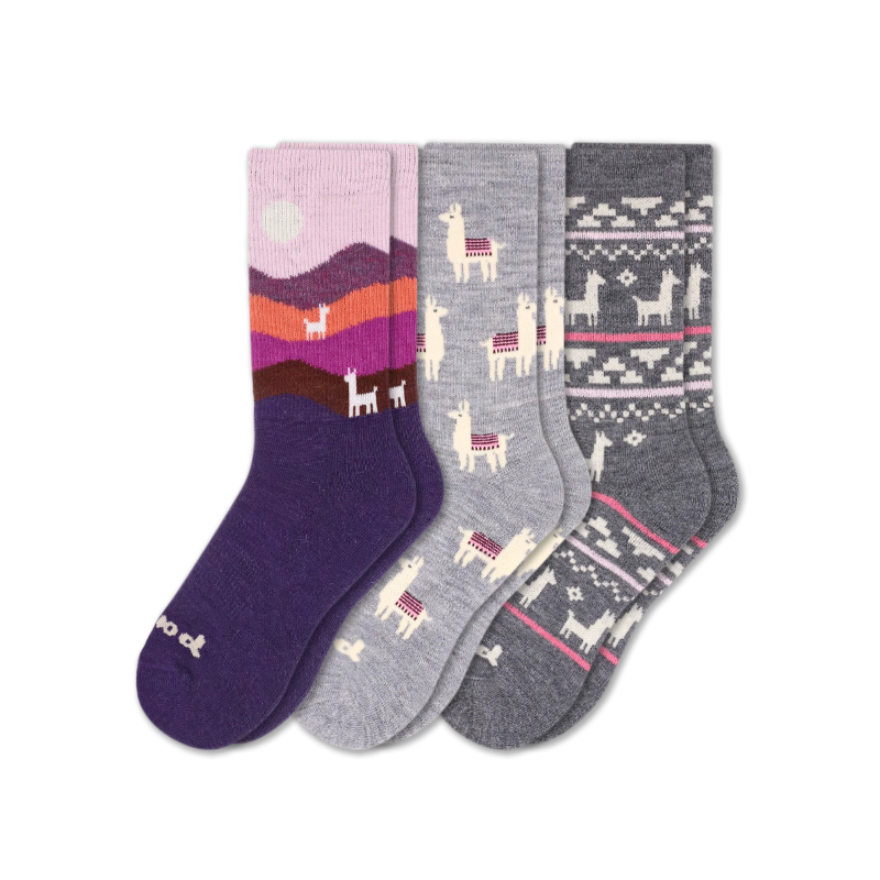 Pacas - Wholesale Socks - Women's - 3 Pack - Women's Crew Pacas Socks99
