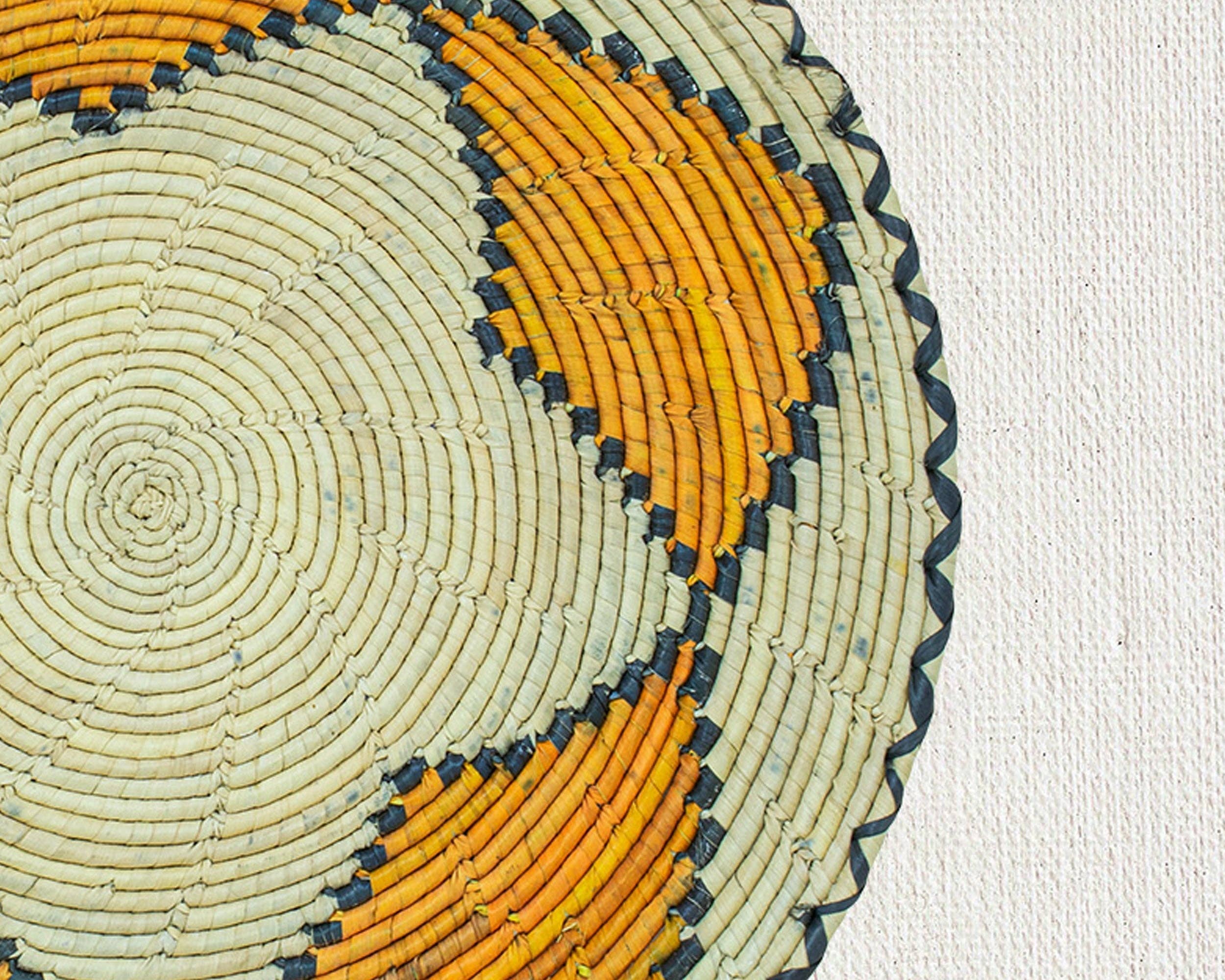 ArtisanalEmporiumLLC - Wholesale Basket - Five Ships Star Flat Basket 12-Inch PL-307-122