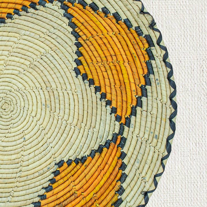 ArtisanalEmporiumLLC - Wholesale Basket - Five Ships Star Flat Basket 12-Inch PL-307-122