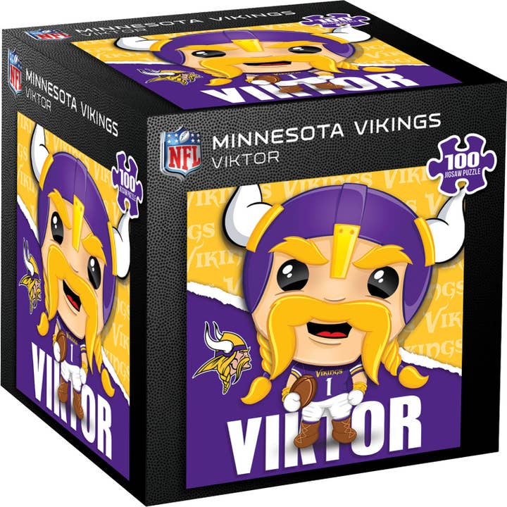Masterpieces Puzzles - Wholesale Puzzle - Adult - Minnesota Vikings - NFL Mascot 100 Piece Jigsaw Puzzle