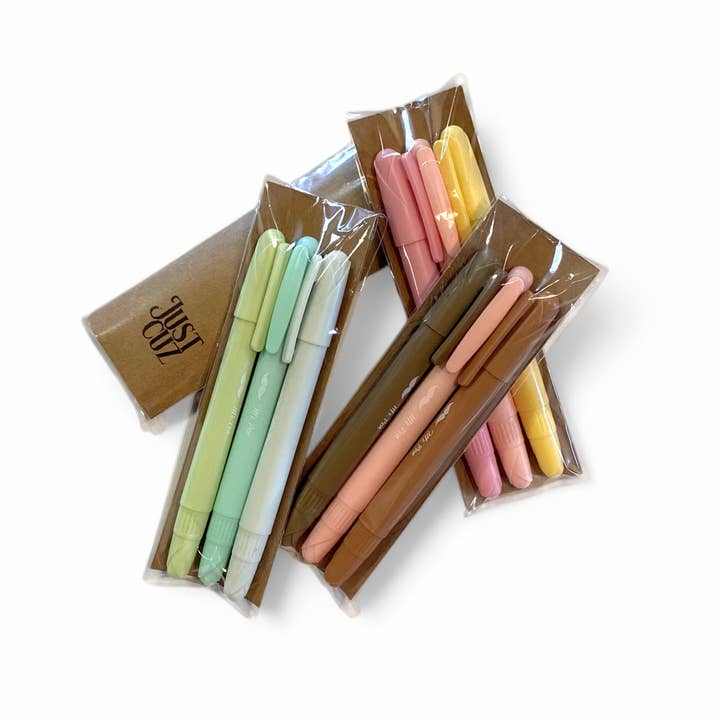 Just Cuz - Wholesale Pen - Bible Gel Highlighters 3pk (assorted colors)1