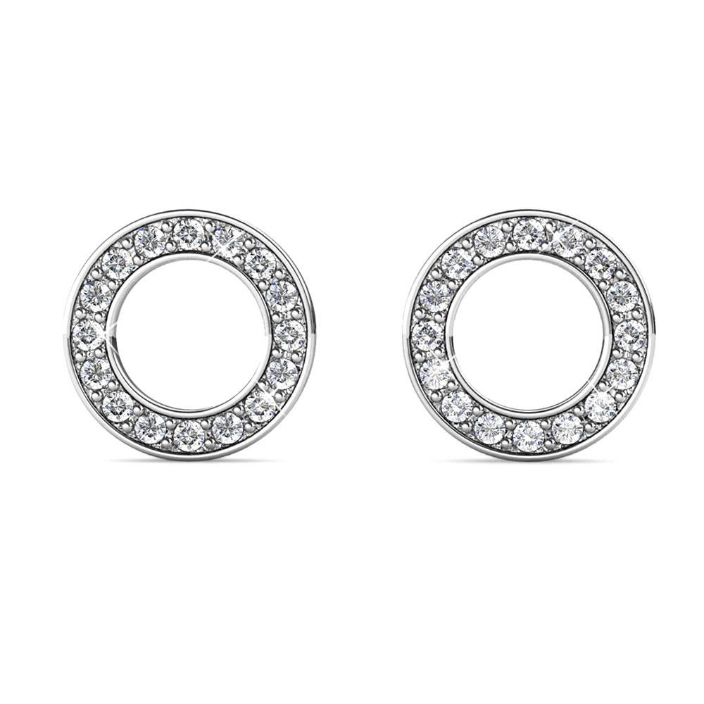 CARALI / MYC Paris – wholesale Stud/post earrings – Ophir Earrings - Silver and Crystal2