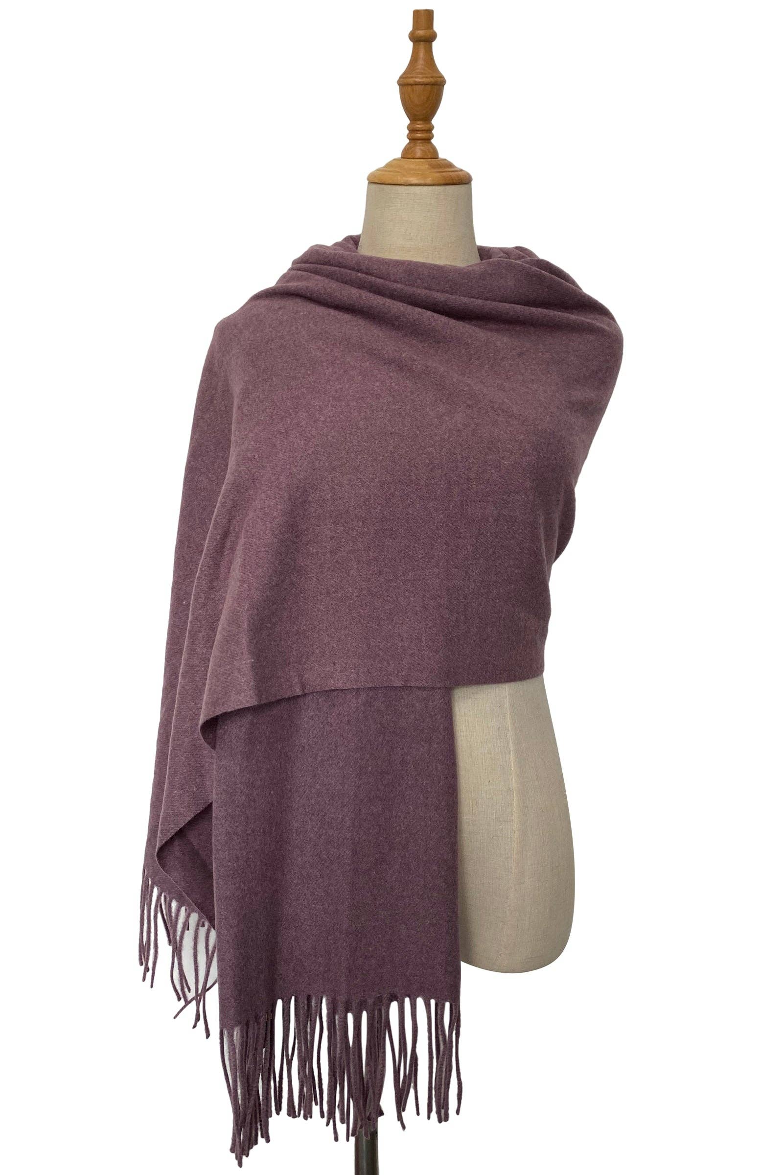 Fashion Scarf World – wholesale Halsduk - Dam – Mjuk ull tofs filt sjal45