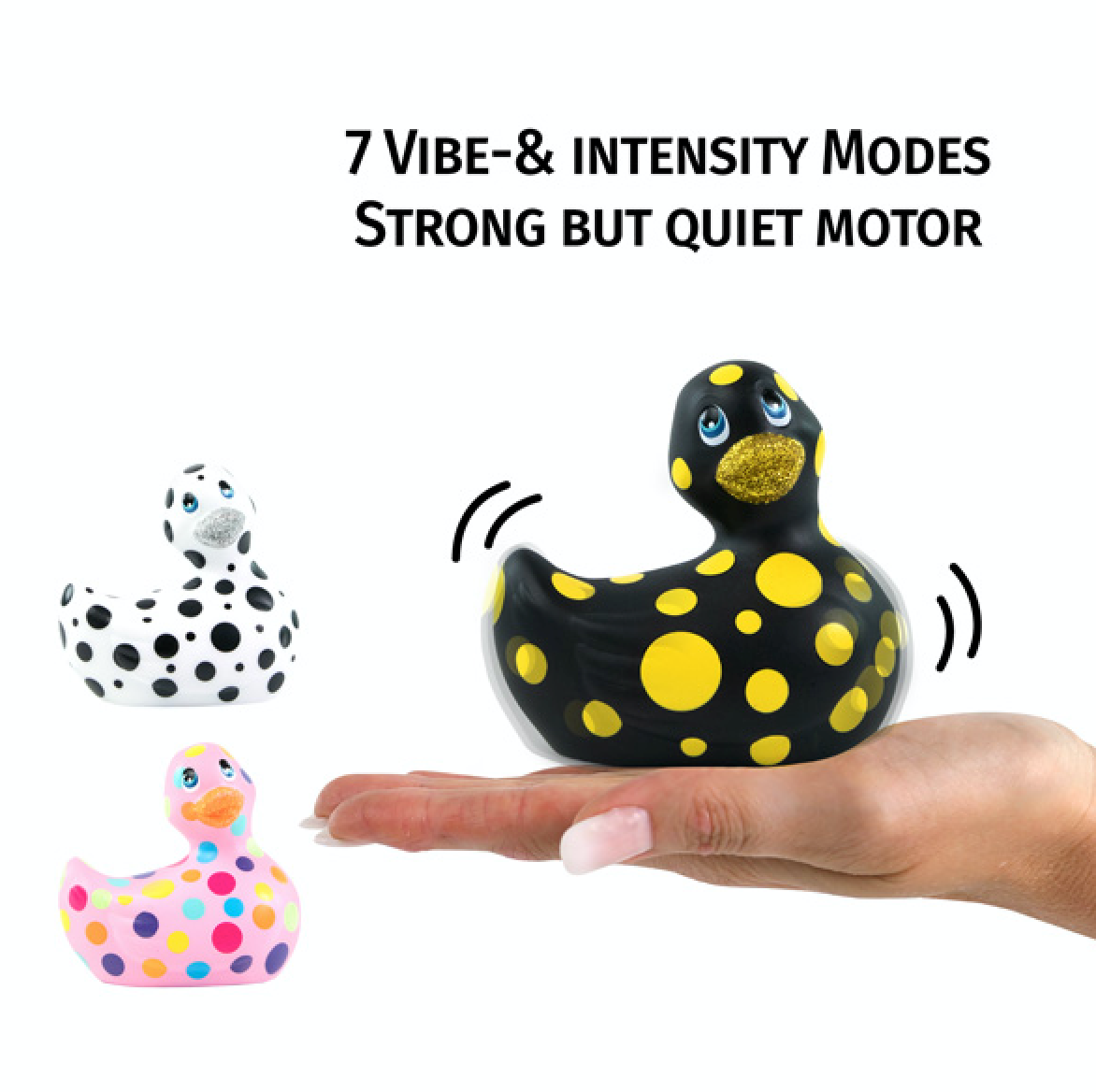 It's the BOMB® - Vente Sex toys - Vibromasseur de bain 3 canards noirs et roses « I Rub My Duckie »3