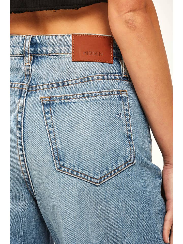Hidden Jeans - Wholesale Jeans - Women's - Medium Light Hem Grinded Extra Wideleg