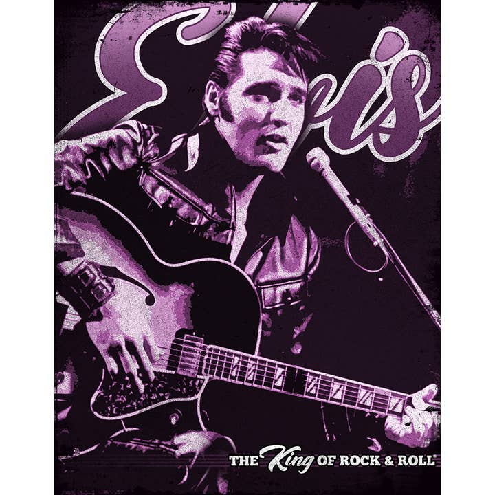Desperate Enterprises - Wholesale Sign - Elvis the King Tin Sign