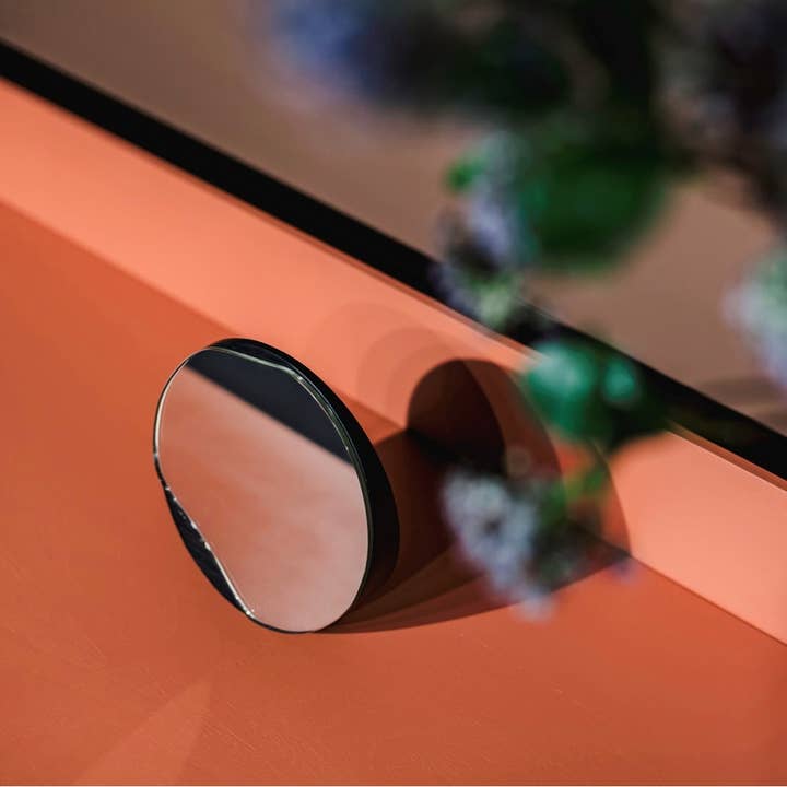 NAMUOS - Wholesale Makeup Mirror - Small makeup mirror PUDDLE - Black painted oak3