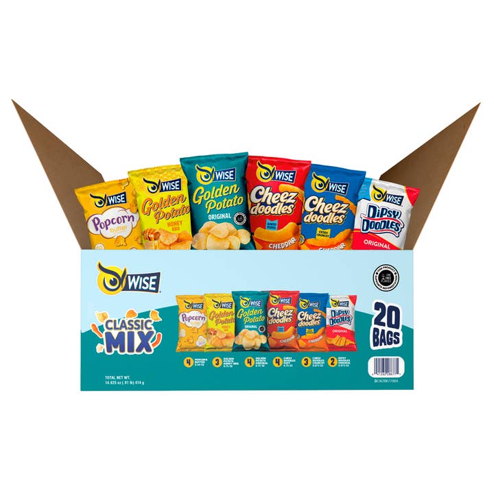 Classic Mix 20 Variety Pack for wholesale by Wise Foods