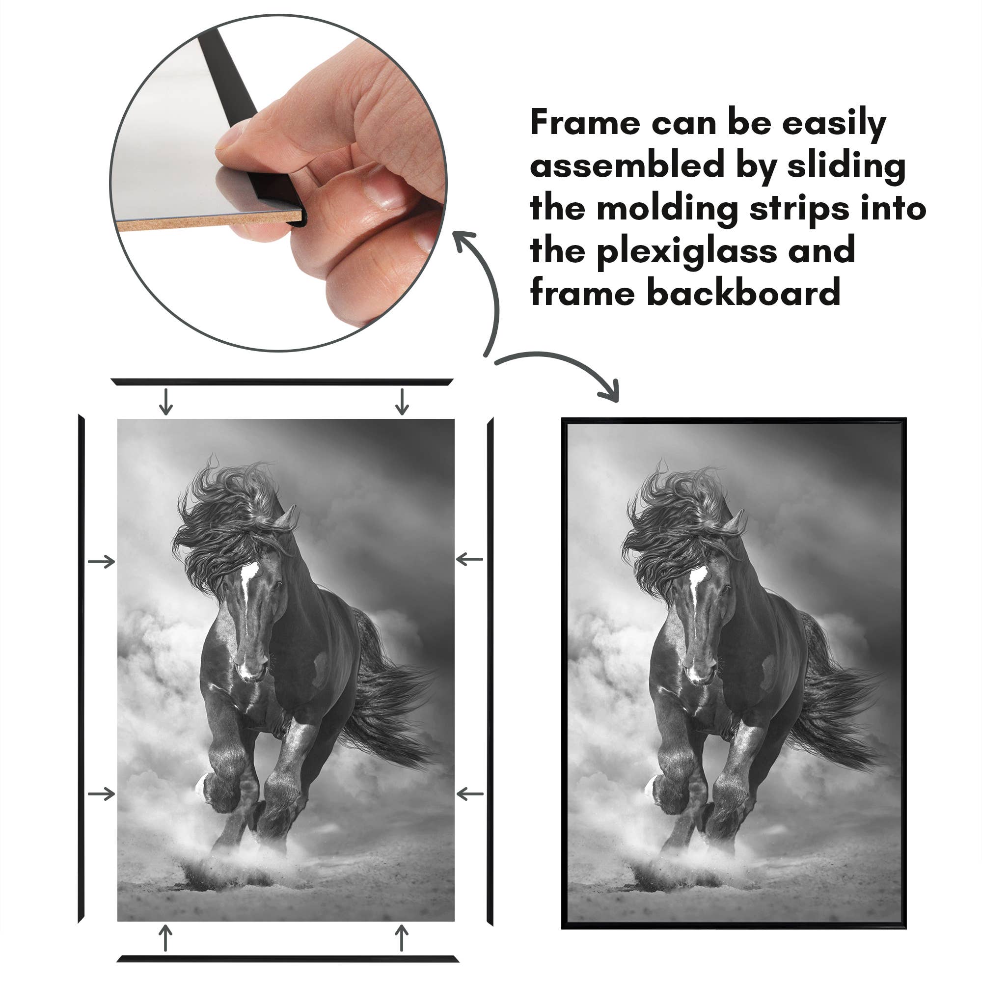 Americanflat - Wholesale Picture Frame - 3 Pack Lightweight Poster Frames57