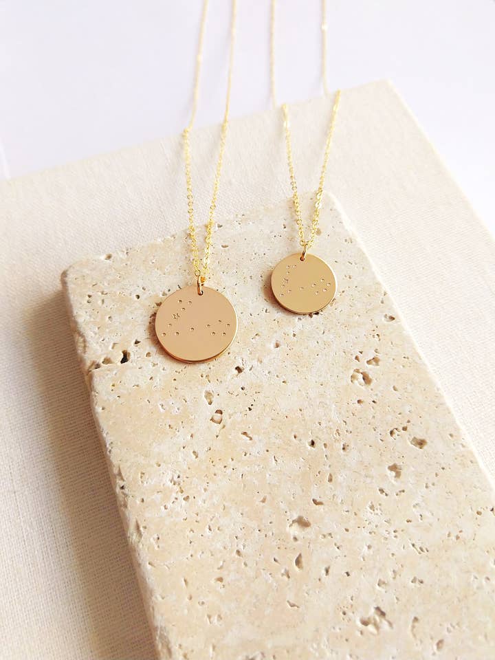 Pisces Star Constellation Necklace for wholesale by M. Cawood