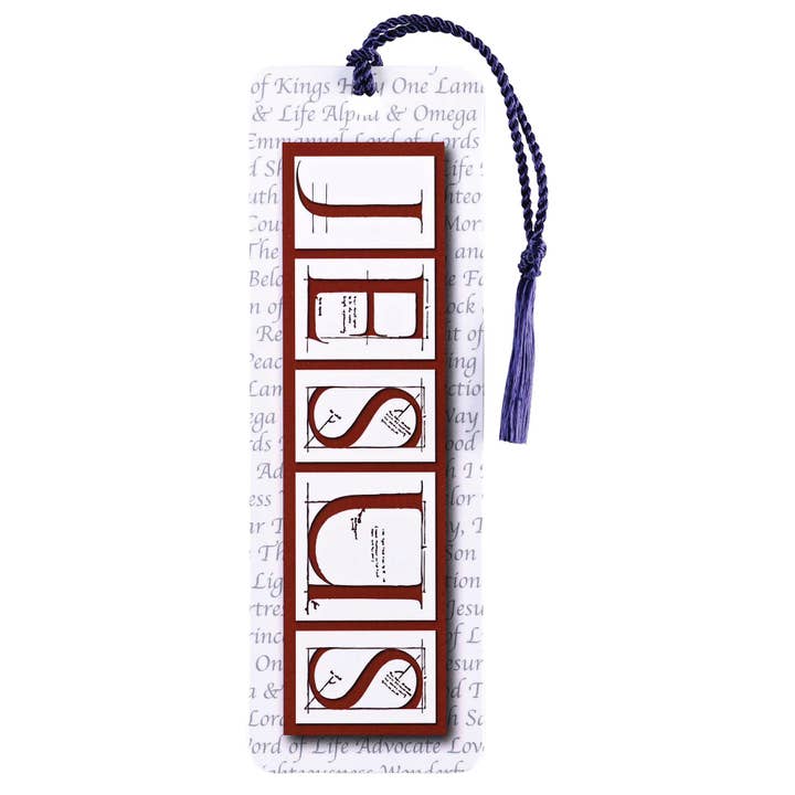 Tassel Bookmark Names Of Jesus for wholesale by Magnolia