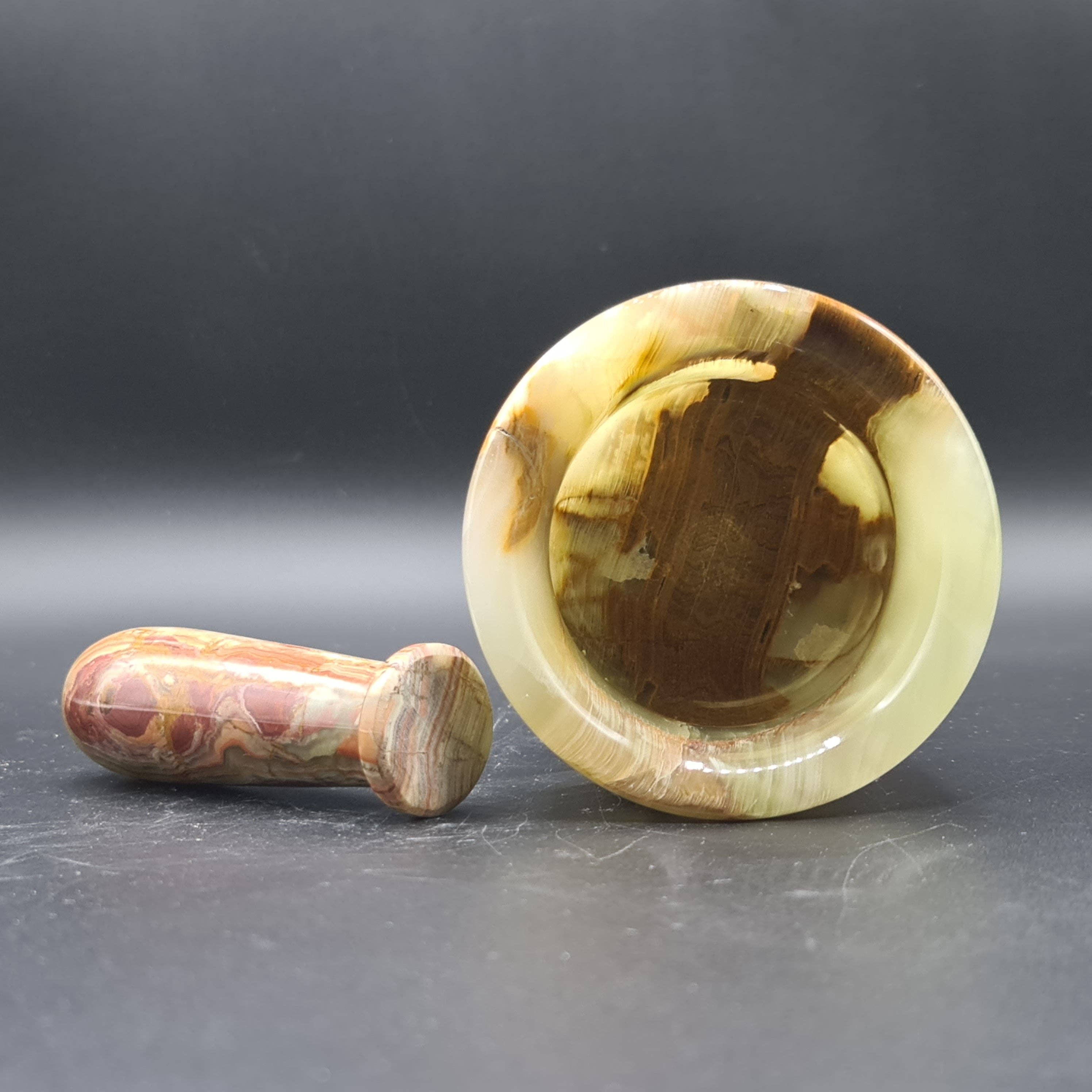 Gemstone Gifts Ltd. - Wholesale Mortar & pestle - Onyx Mortar and Pestle - Various sizes4