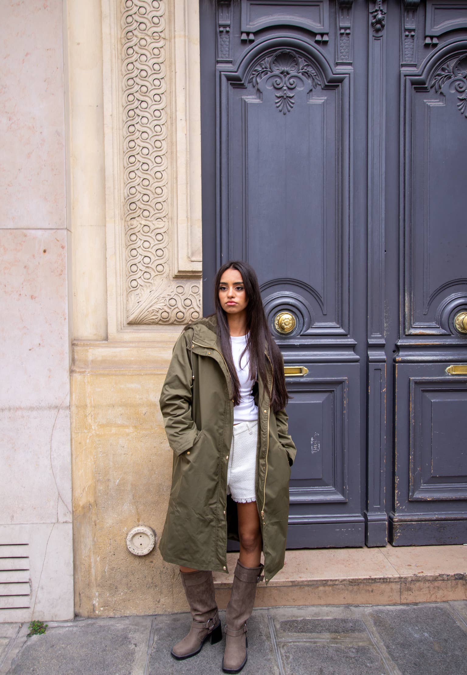 KZELL PARIS - Wholesale Parka - Women's - HOODED PARKA WITH FAUX FUR LINING3