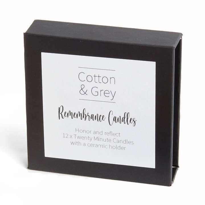 Bougies du Souvenir pour la vente par Cotton & Grey