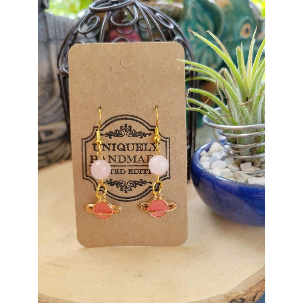 My Magic Place Shop - Wholesale Dangle Earrings - Planet  Crystal Earrings ,Stacked Stone Drop Earrings |Charm3