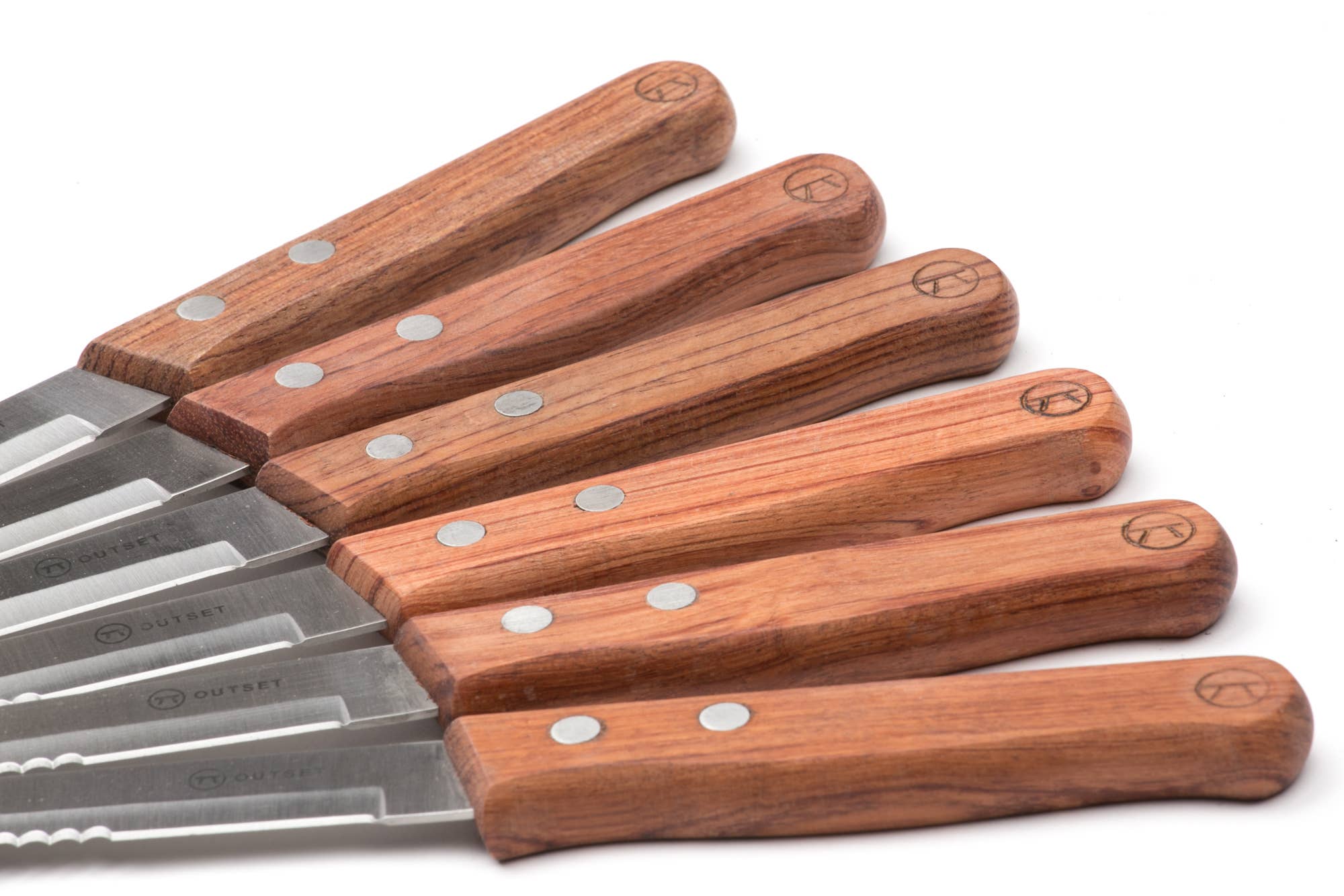 Fox Run Brands - Wholesale Knife set - Outset Rosewood Steak Knife, Set of 6, 8.75" Length7