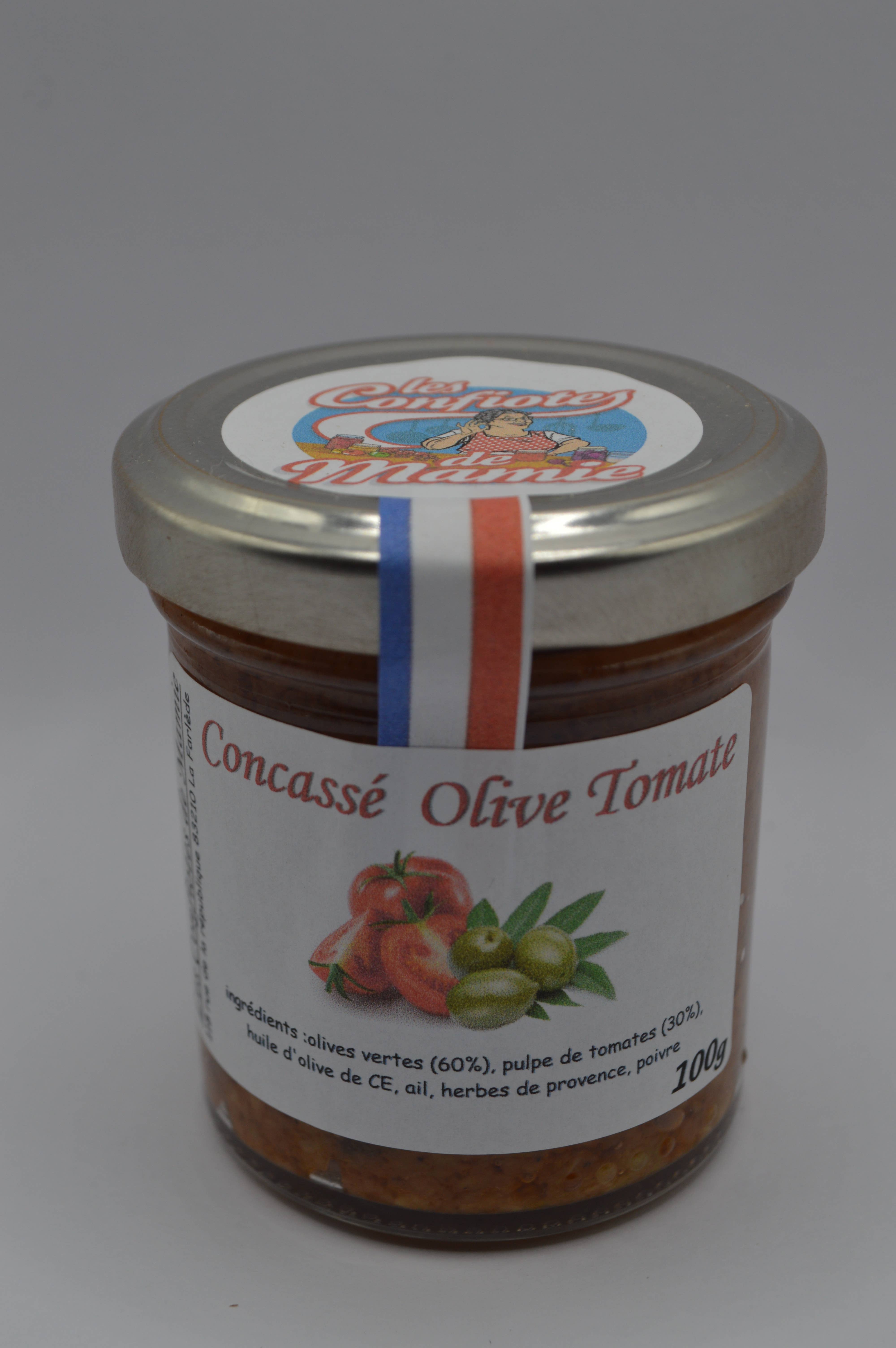 Les confiotes de mamie – Tapenade por atacado – Tapenade de azeitonas verdes esmagadas com tomate2