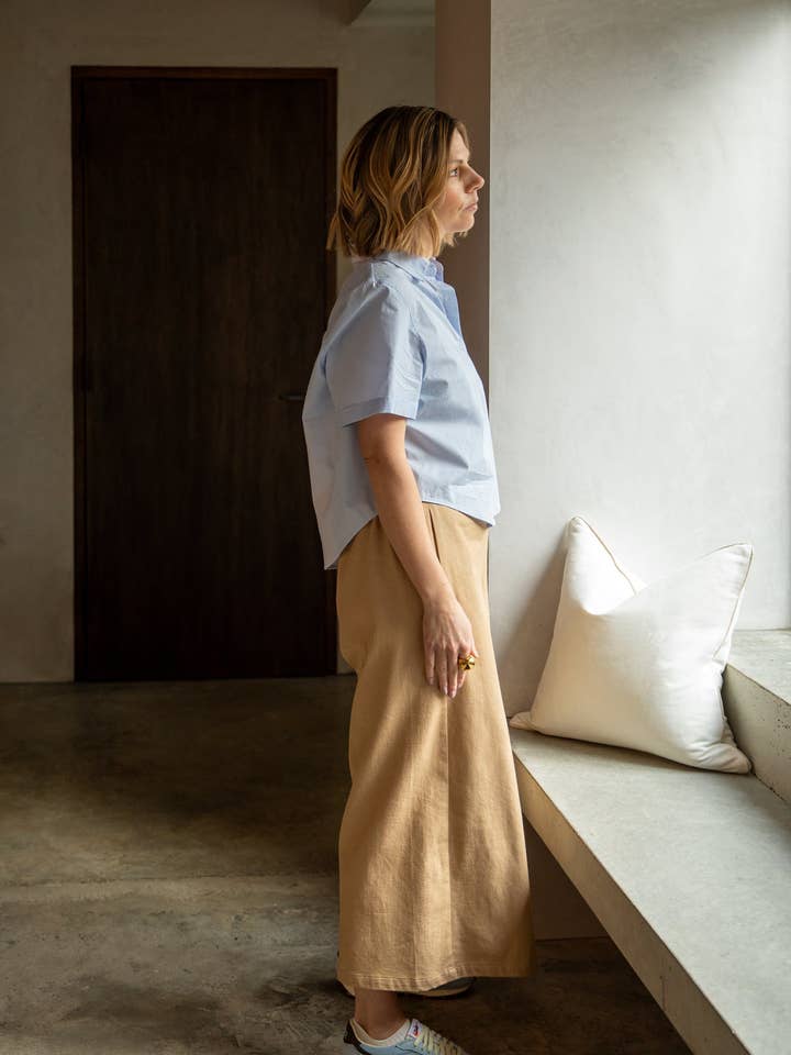 Molly Trouser | Light Tan for wholesale by CHALK