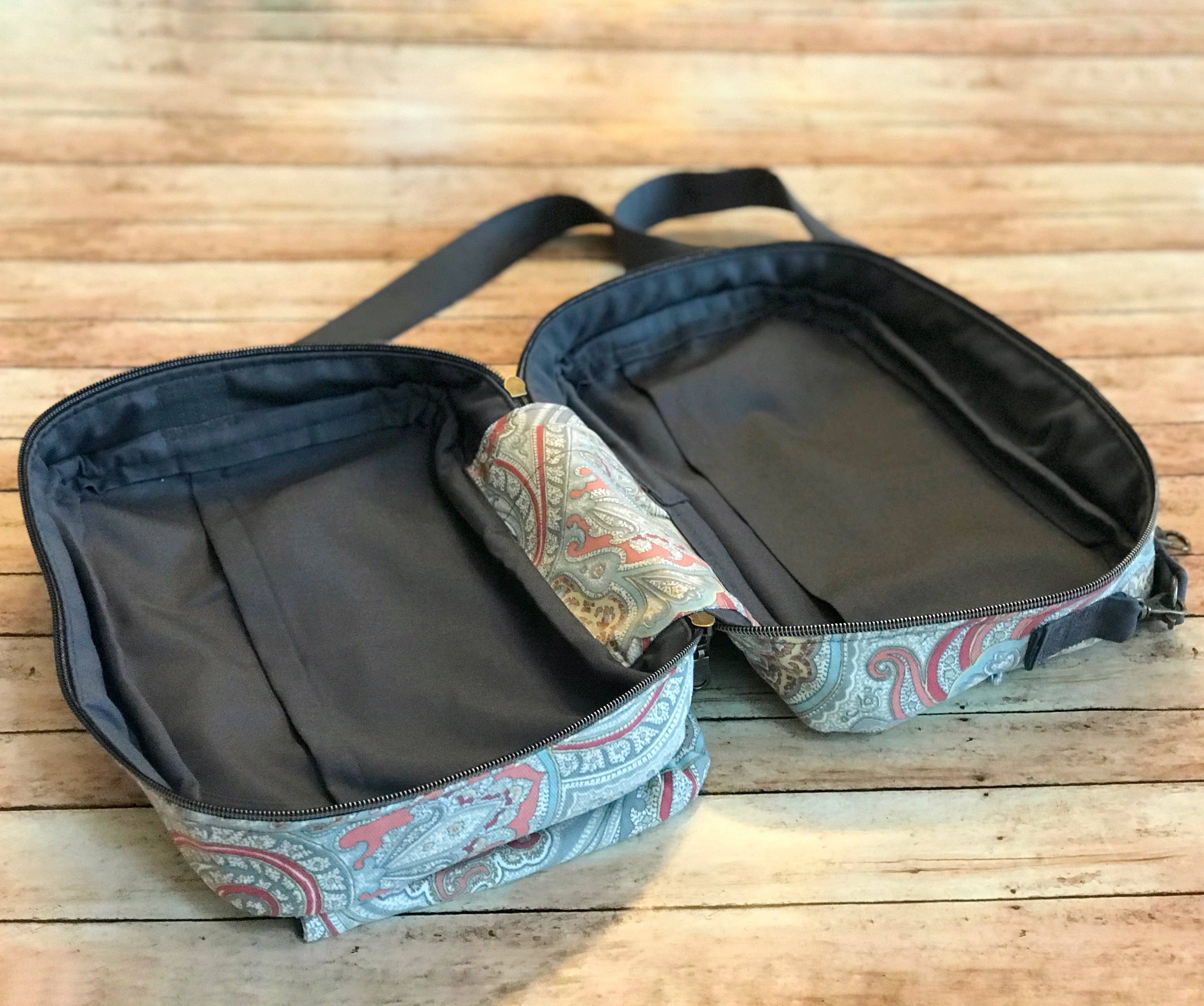 Modesty n Mind - Wholesale Crossbody Bag - Women's - Coral & Gray Bible Bag | Canvas Bible Cover Purse6