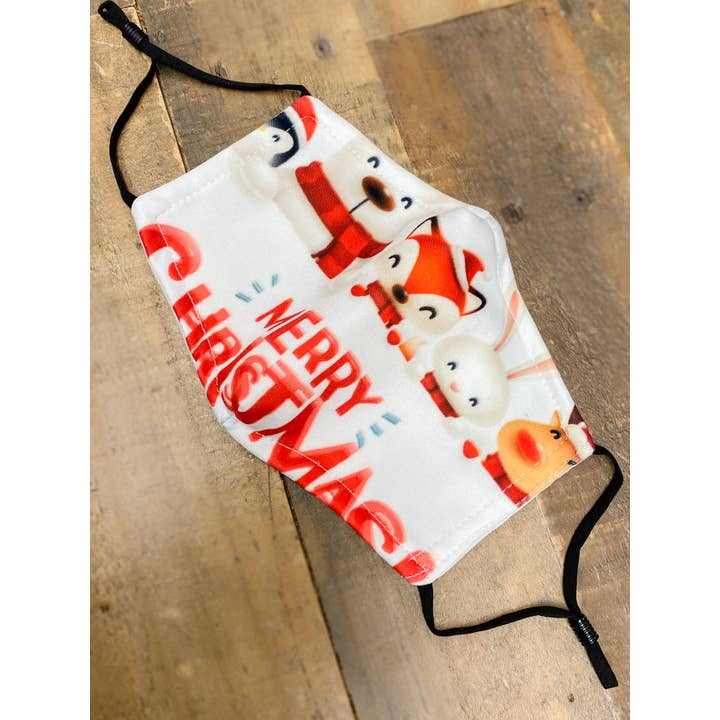 Bloidy - Wholesale Protective Face Mask/Shield - Christmas Animal Friends Mask2