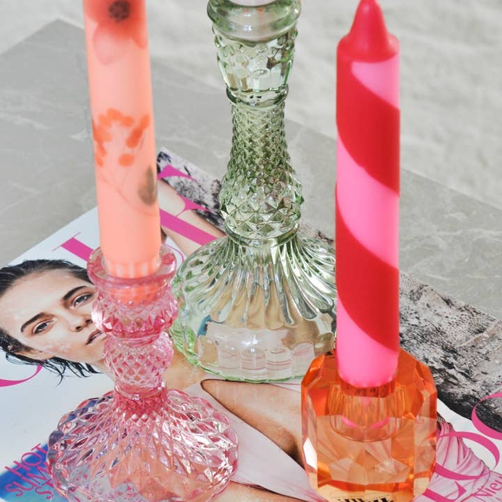 Aifcandles - Wholesale Tapered Candle/Candlestick - Candlestick Noa Green6