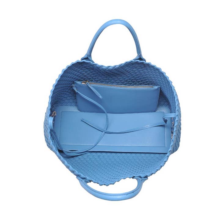 Urban Expressions - Wholesale Tote Bag - Women's - Ithaca Woven Vegan Leather Tote32