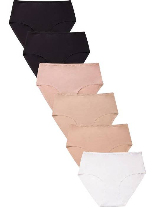 Lingerie Mart - Wholesale Underwear - Women's - Mamia Ladies Silky Brief Panty LP7210PR3