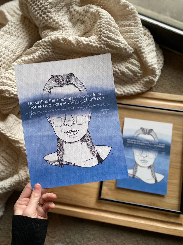 Psalm 113:9 Kunstdruk voor wholesale door Jessi's Messes