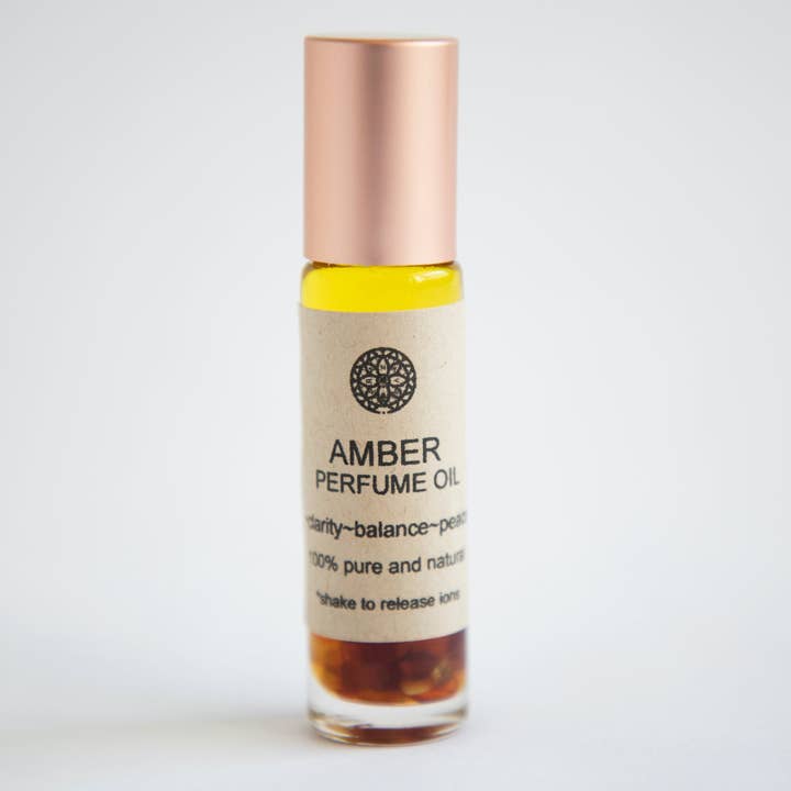 Pranava Spiritual Shop - Wholesale Roll-On Fragrance - Amber Perfume Oil Roll On1