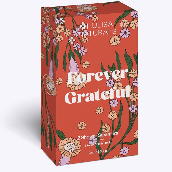 Mother's Day Shower Steamers | Lavender Lime | gift set for wholesale by Thulisa Naturals | Bath + Body