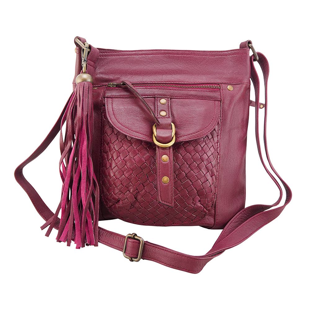 Cadelle Leather - Wholesale Crossbody Bag - Women's - Millie Crossbody | Misty Rose9