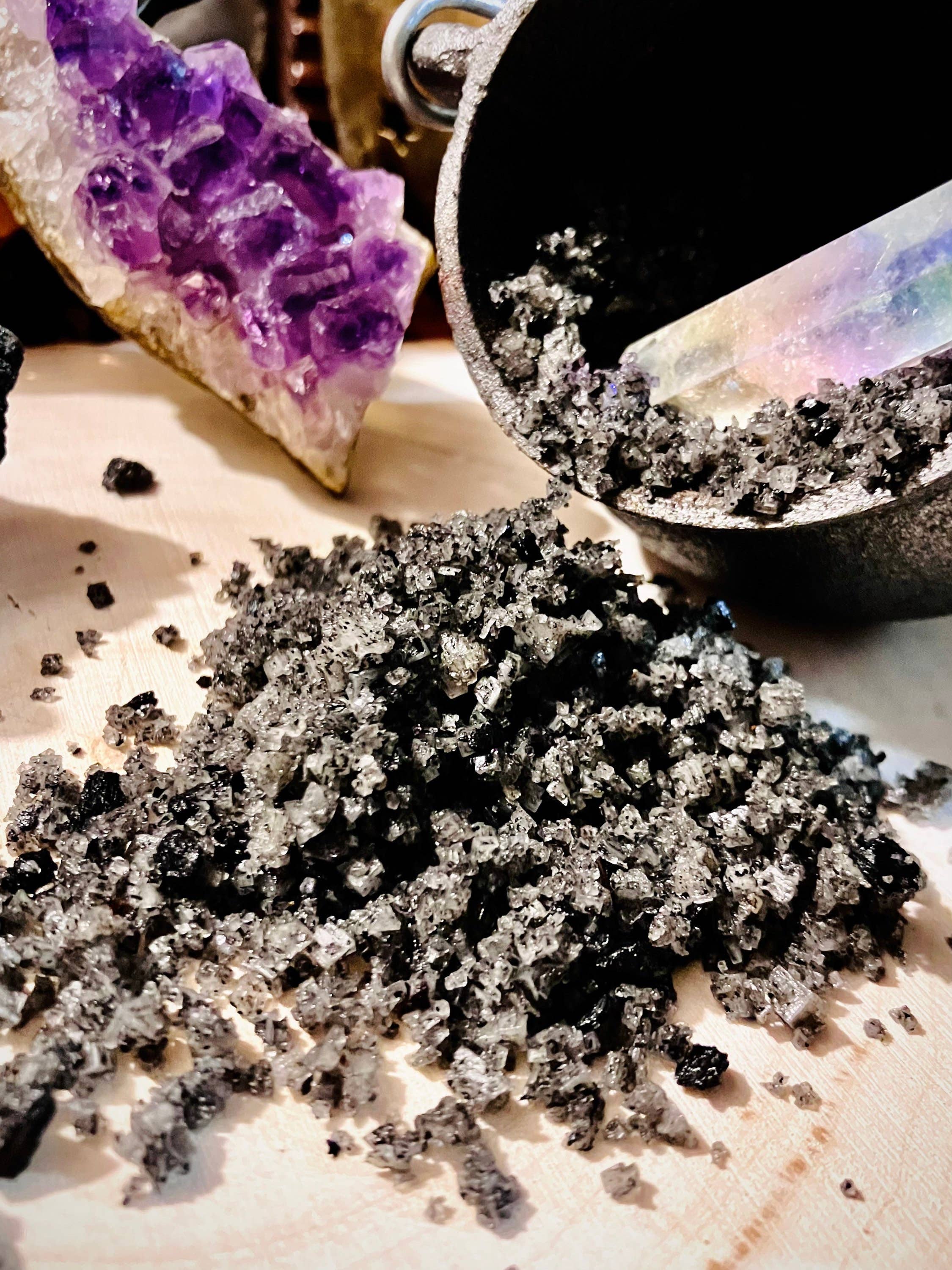 Desarwen - Wholesale Meditation Supplies - Witch Talisman Protection Black Salts2