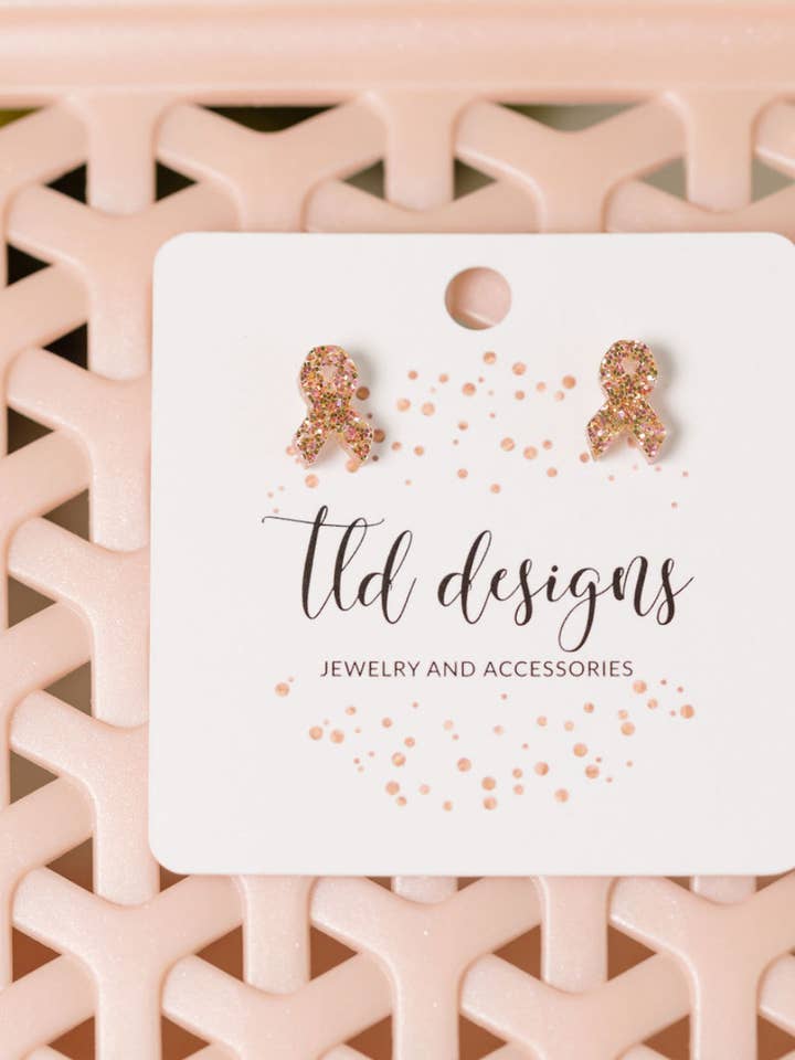 Borchie per la consapevolezza del cancro al seno per la vendita all'ingrosso da parte di TLD Designs