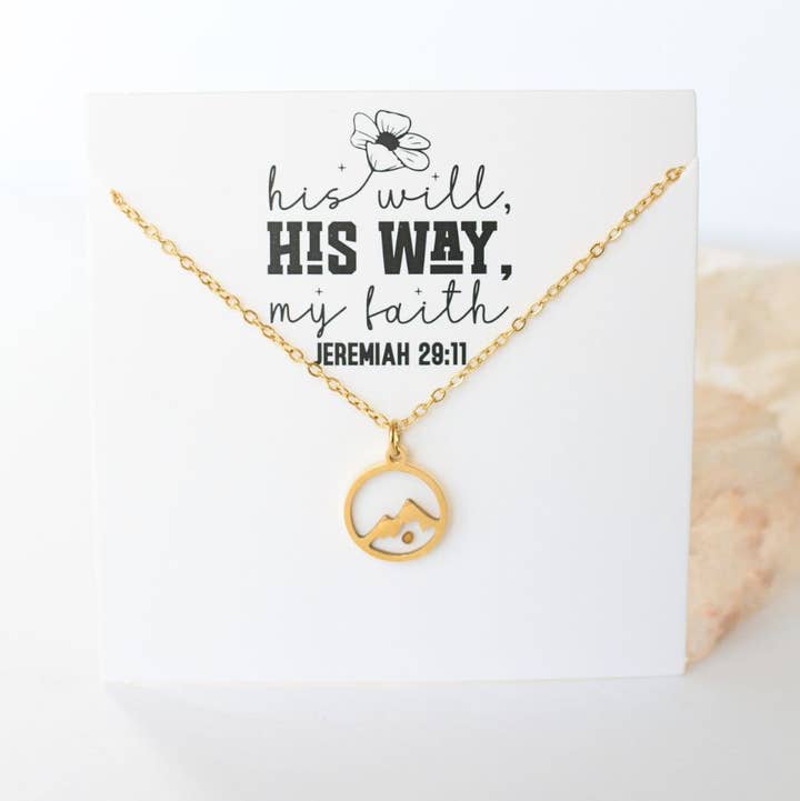 Two and Crew - Faith Based Jewelry & Gifts - Wholesale Pendant/Charm Necklace - Faith Moves Mountains Necklace – Mustard Seed Scripture gift5