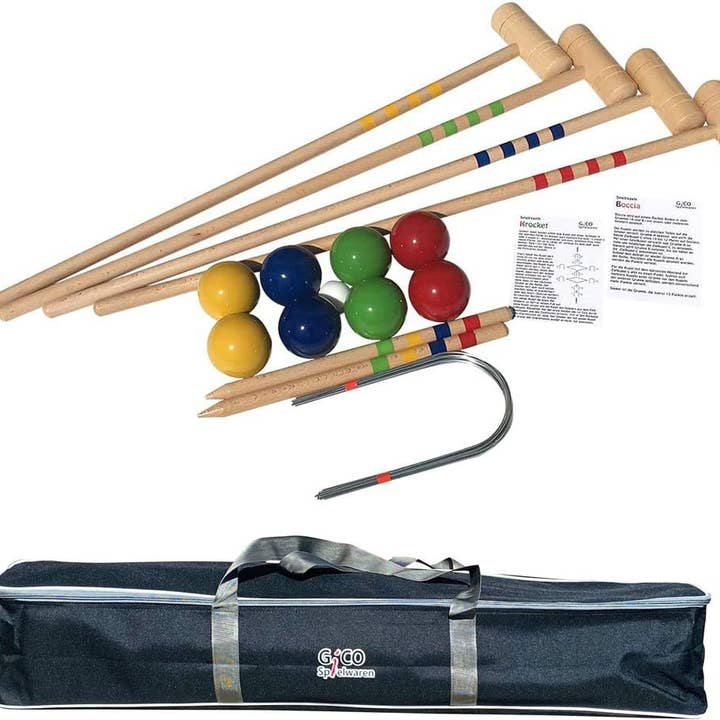 GICO Kroboc - Croquet Game and Boccia Game Set for wholesale by GICO Spielwaren