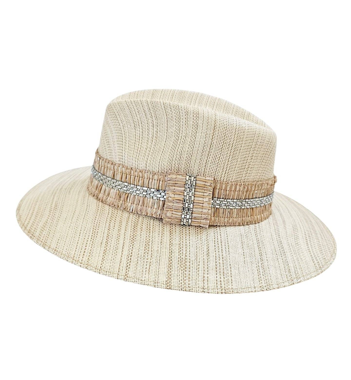 MAVIS BY HERRERA - Wholesale Straw Hat - Women's - Crystalline Radiance Resort Hat3