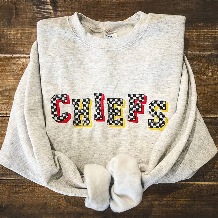 Checked Out | Embroidered | Customized for wholesale by Hillside Threads Wholesale