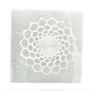 Selenithållare Rökelse Mandala 10cm för wholesale av Green Tree