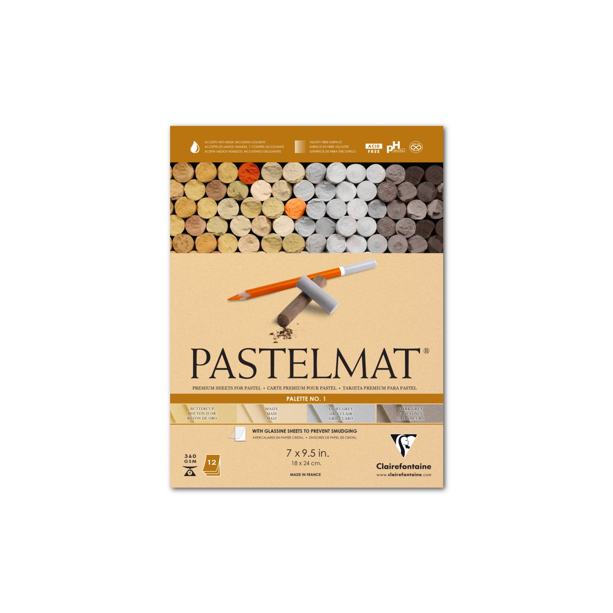 Exaclair - Wholesale Sketchbook/Sketchpad - Pastelmat Premium Textured Paper Pads For Pastel0