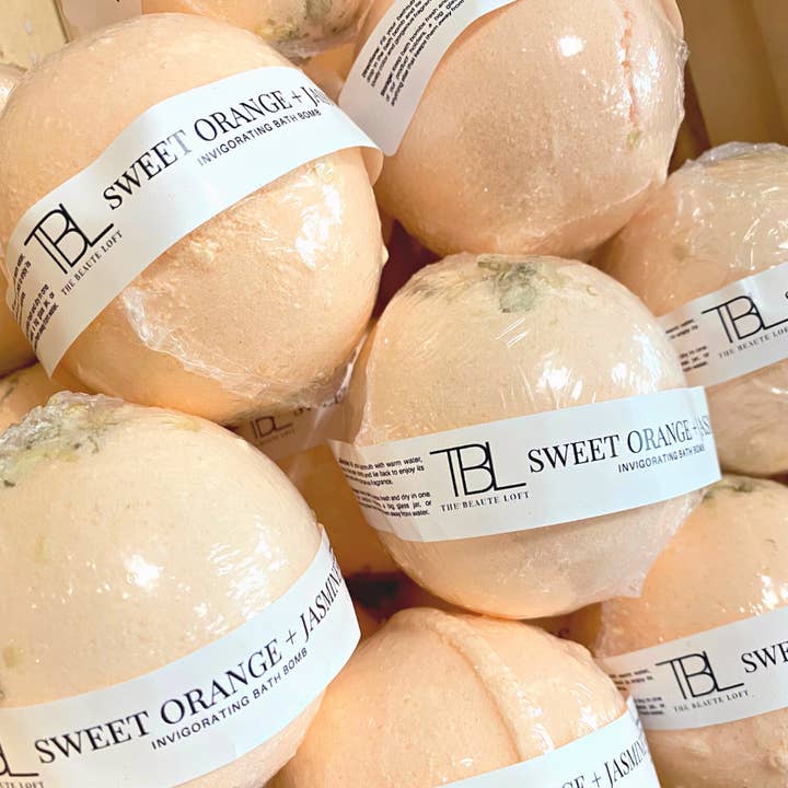 Sød Orange og Jasmin Bath Bomb for engroshandel hos The Beaute Loft
