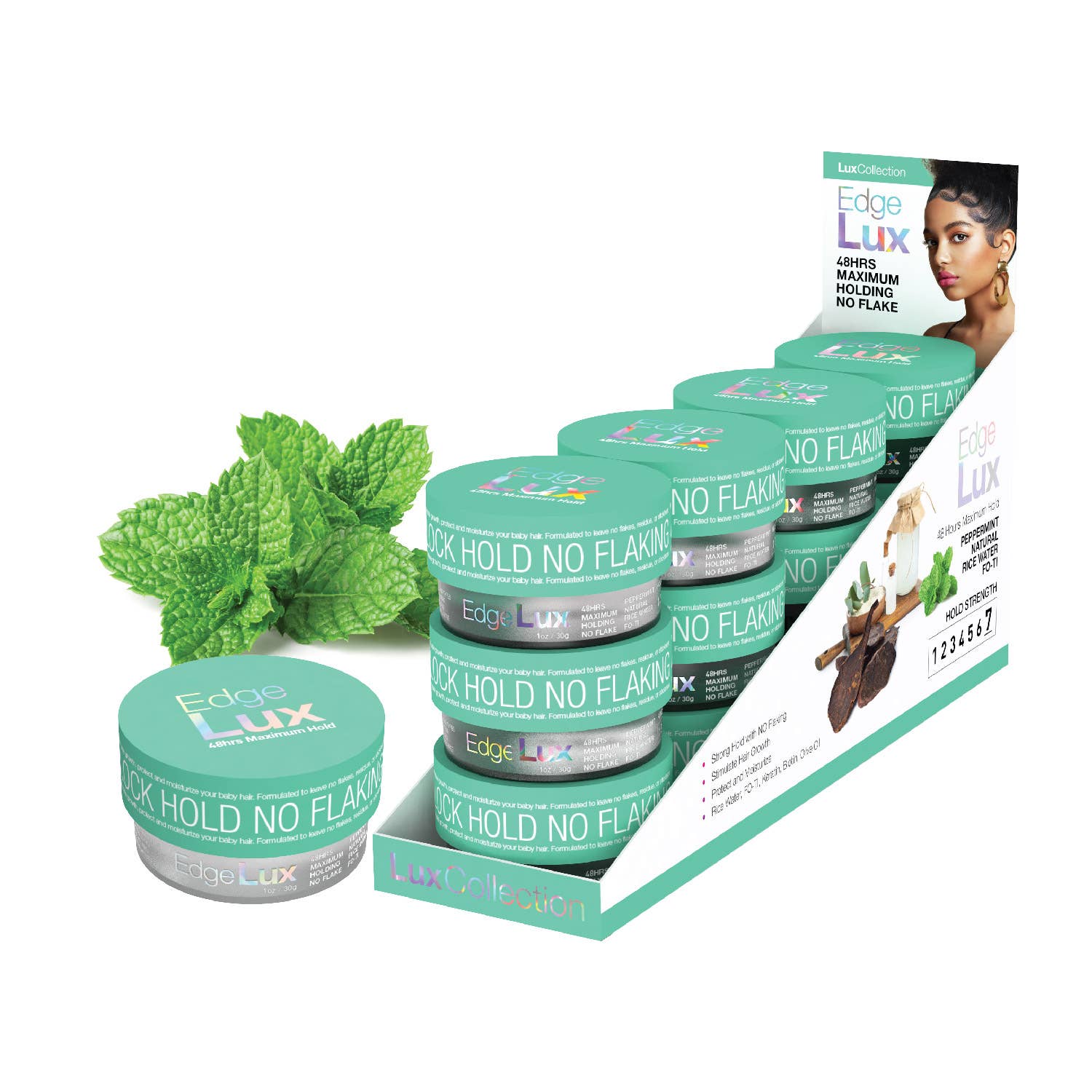 SM Beauty LLC - Wholesale Hair Styling Gel/Mousse - Lux Collection Edge Lux Edge Control Wax 48Hour Maximum Hold15