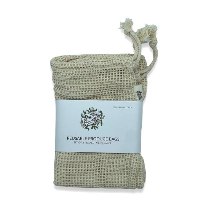 Net Produce Bag | 3er-Set für den Großhandel von Natures Bodega