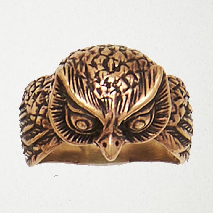 Nirvana LLC β wholesale Cocktail/statement ring β Bronze Ring - Owl0