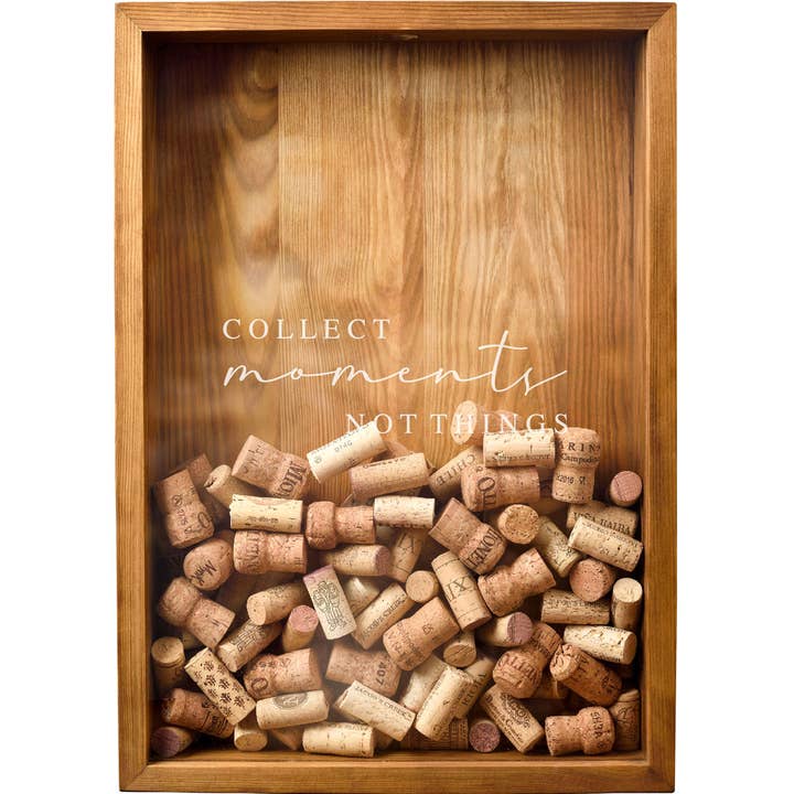 The Corkbox Company – Großhandel Dekoschachteln – Weindekor, Weinkorkbox „Collect Moments Not Things“