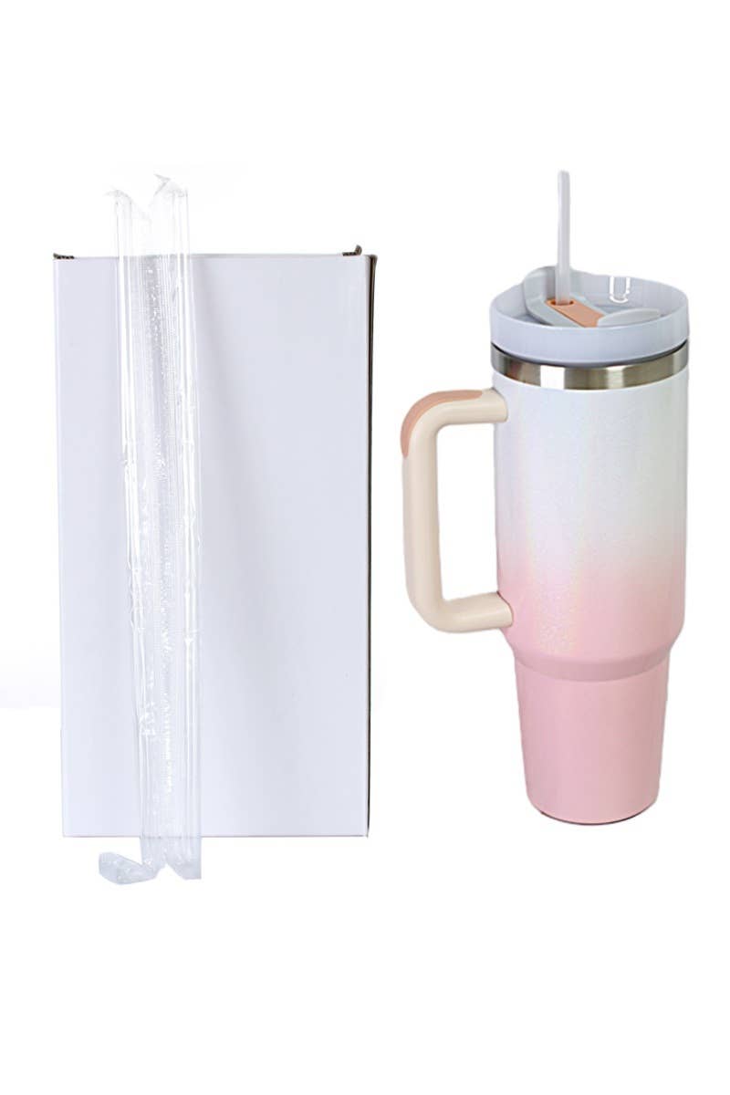 Vanilla Monkey - Vendita all'ingrosso Bicchiere/tazza termica - Bicchiere Termico in Acciaio Inox da 1,18 L con 2 Cannucce4